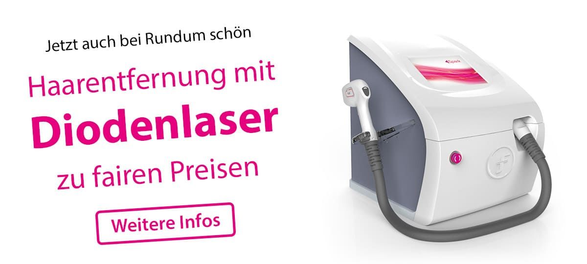 Haarentfernung mit Diodenlaser im Kosmetikstudio Rundum Schön in Wiener Neustadt